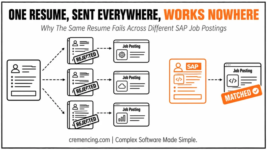 Why generic resumes fail job applications.