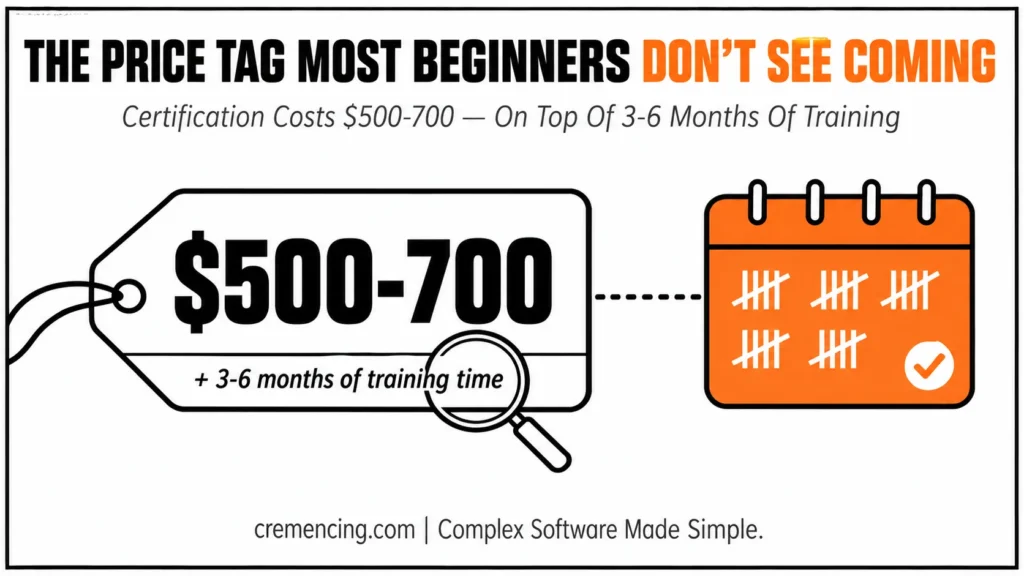 Certification costs and training time.