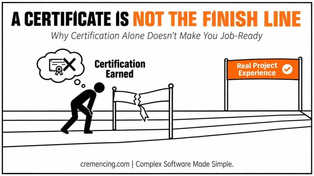 Certification is not finish line.
