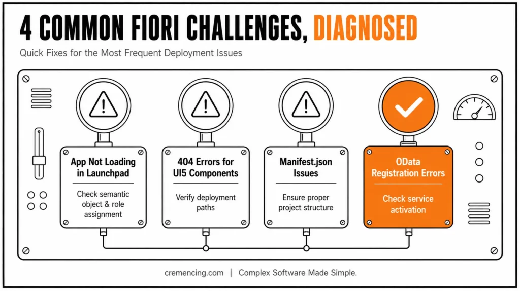 Four common Fiori deployment challenges.