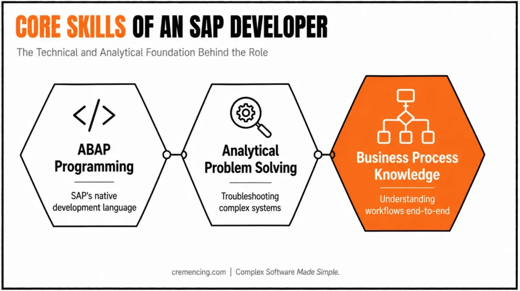 Core skills of SAP developers.