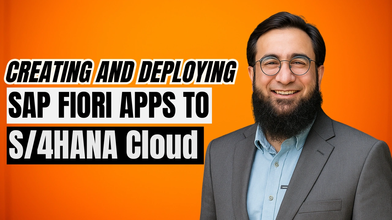 Creating and Deploying SAP Fiori Apps to S/4HANA Cloud