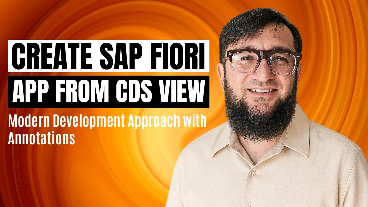 Create SAP Fiori App from CDS View: Modern Development Approach with Annotations