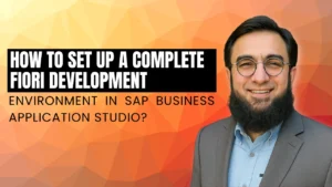 how to set up a complete Fiori development environment in SAP Business
