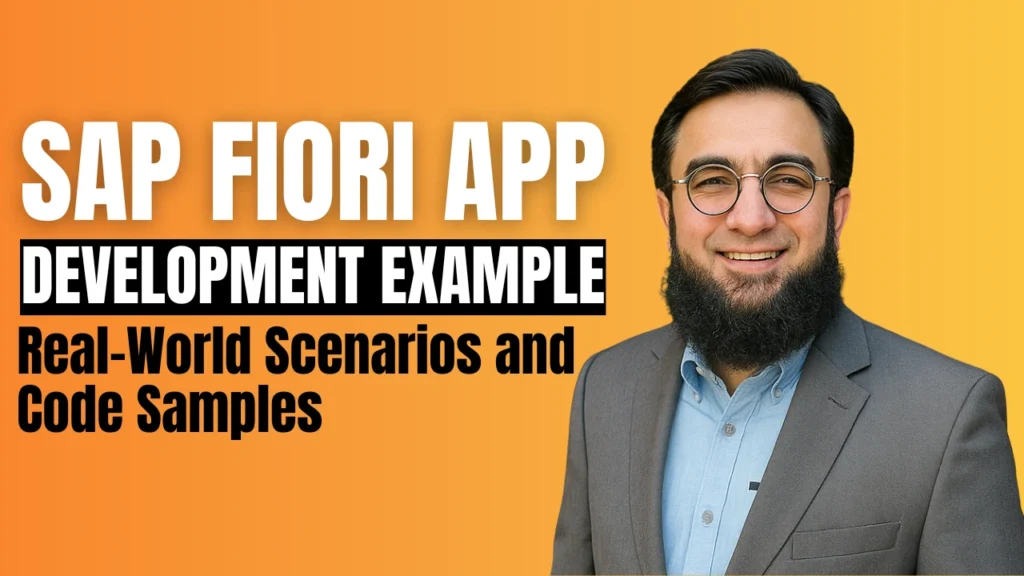 SAP Fiori App Development Examples
