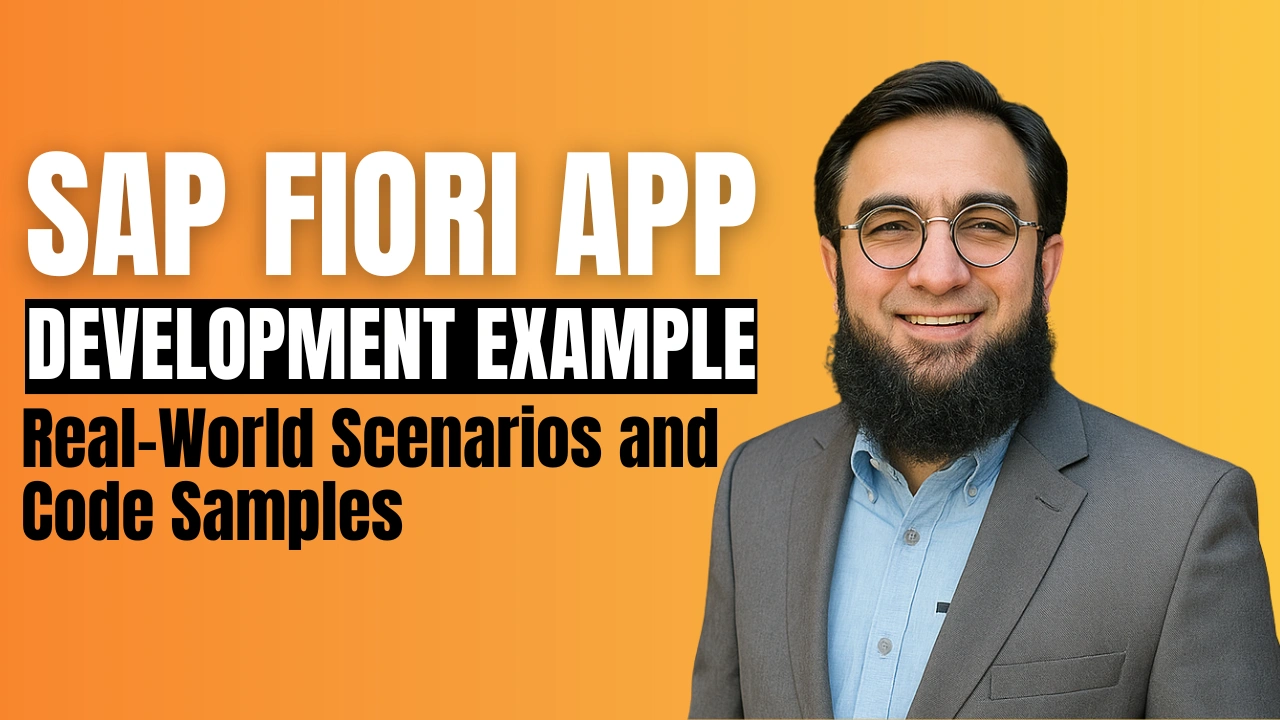 SAP Fiori App Development Examples