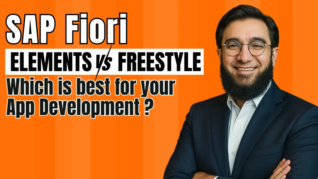SAP Fiori Elements vs Freestyle
