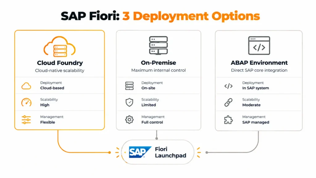 How to Deploy SAP Fiori App: Cloud Foundry, On-Premise, and ABAP Environment