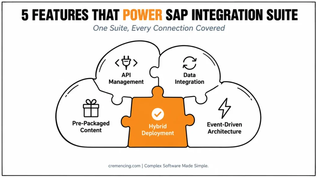Five features powering SAP Integration Suite.