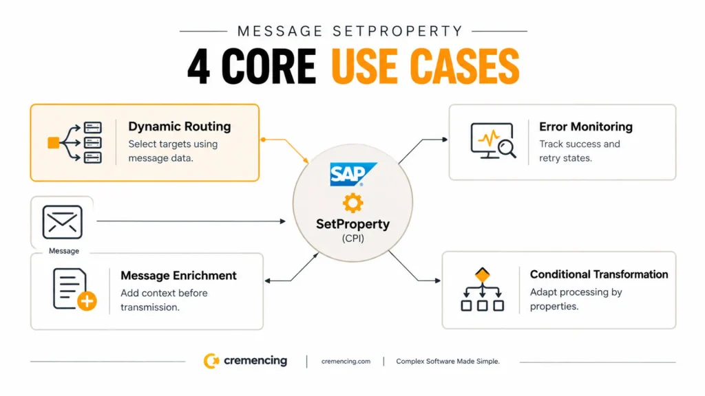 Message SetProperty in Groovy: Dynamic Property Management in SAP CPI Integration Flows