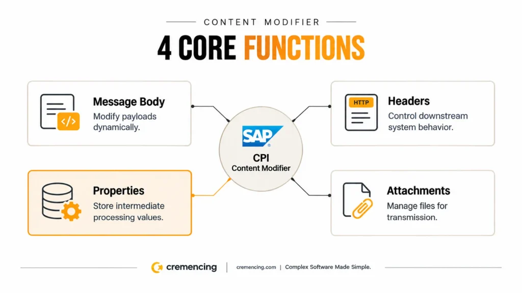 SAP CPI Content Modifier and Exchange Properties: Complete Configuration Guide