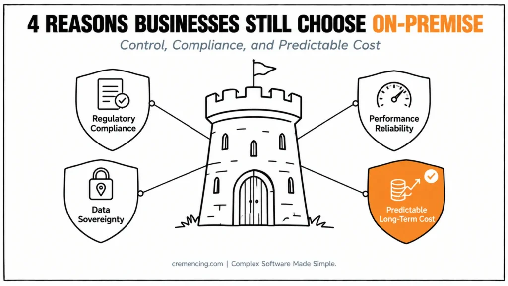 Four reasons to choose on-premise.