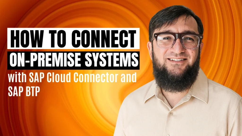SAP on-premise connector