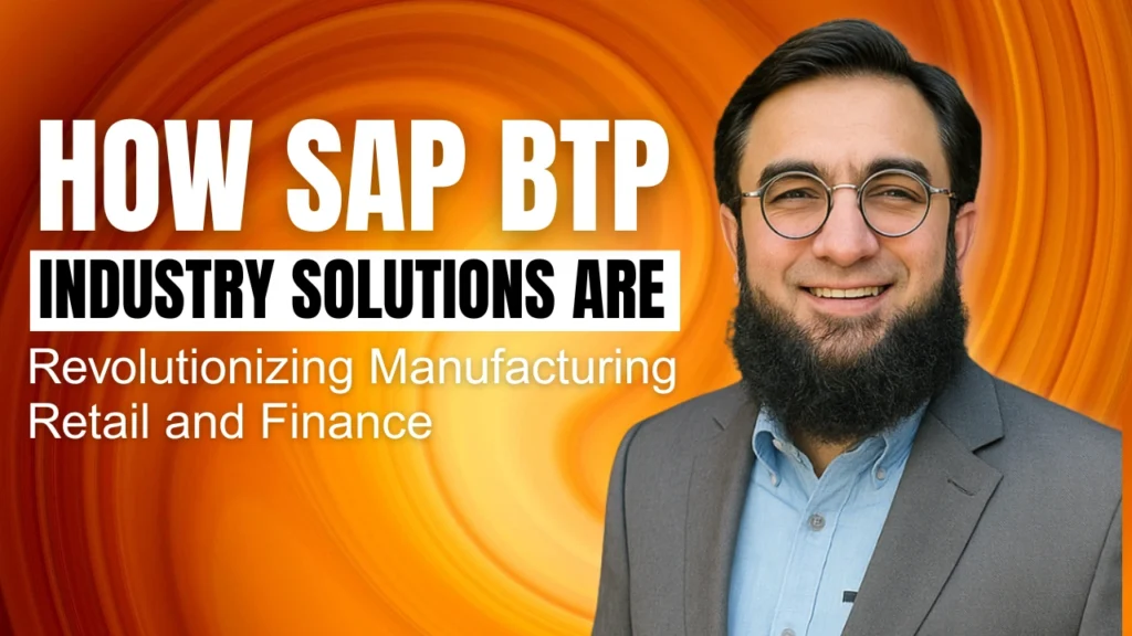 How SAP BTP Industry Solutions