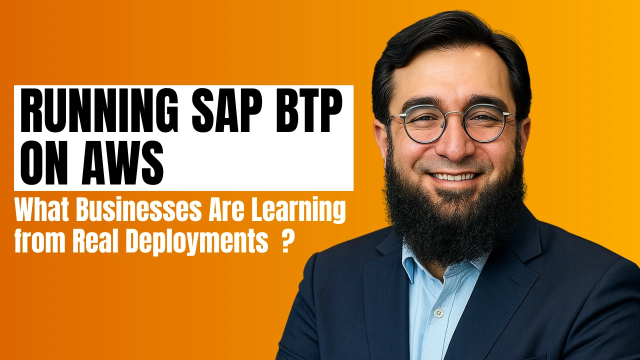Running SAP BTP on AWS