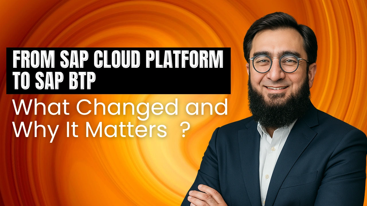 From SAP Cloud Platform to SAP BTP