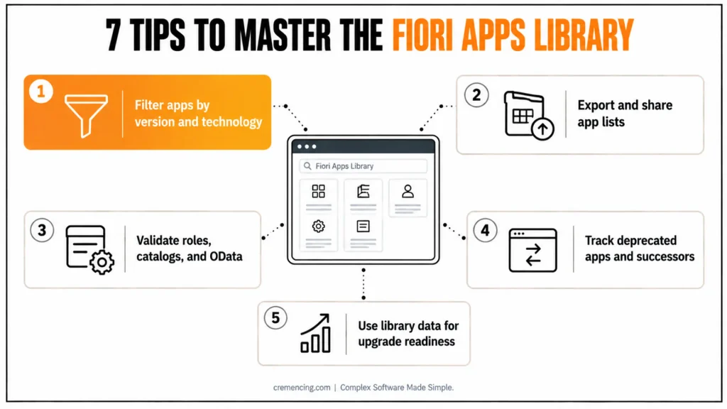 7 Essential Tips to Master the SAP Fiori Apps Library