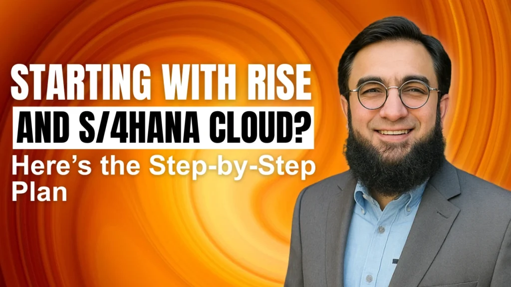 Starting with RISE and S/4HANA Cloud?