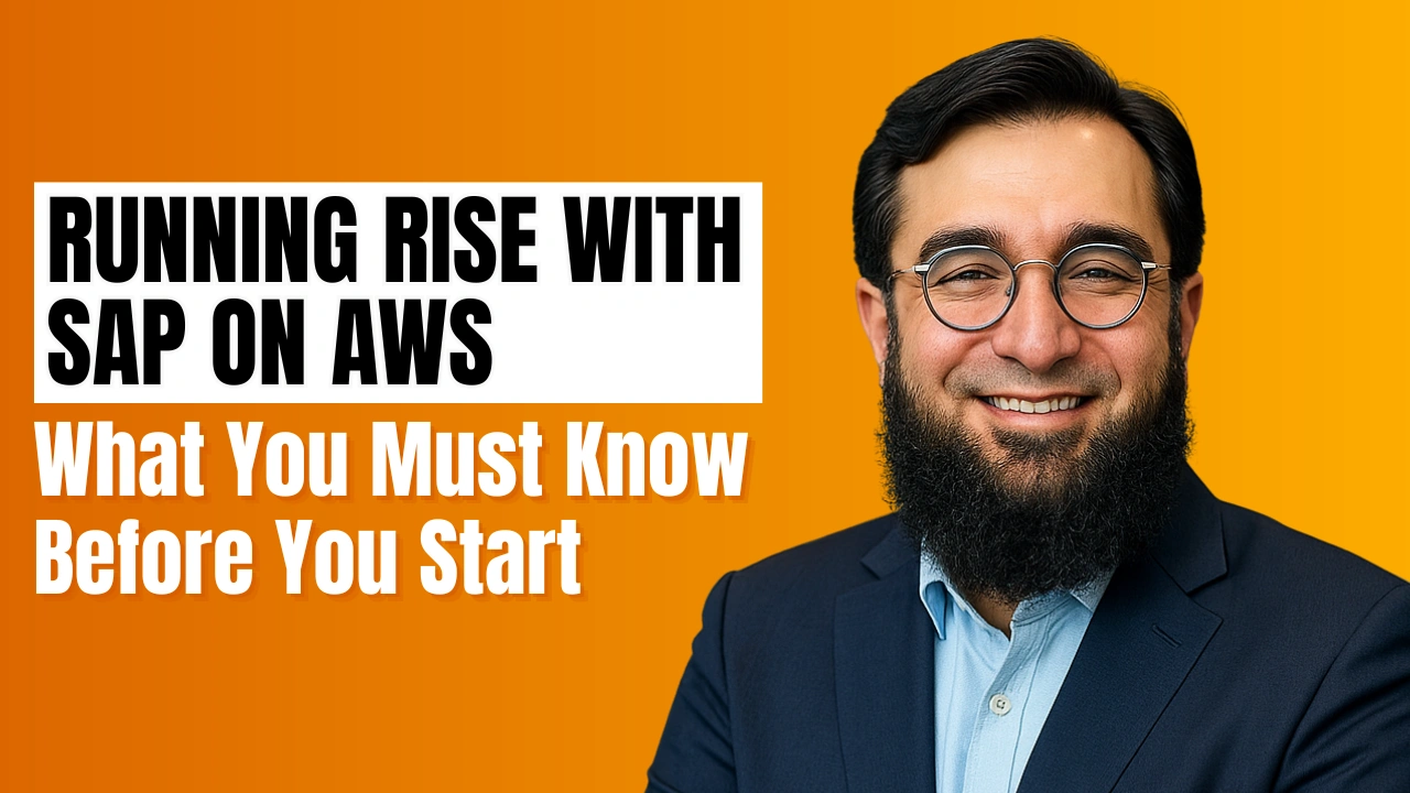 Running RISE with SAP on AWS: What You Must Know Before You Start