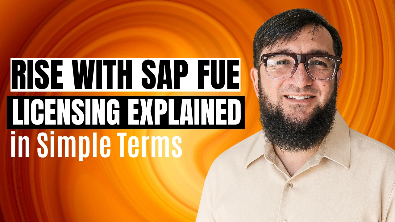 RISE with SAP FUE Licensing Explained in Simple Terms