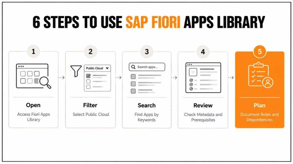 The Beginner’s 6-Point Guide to SAP Fiori Apps Library for Public Cloud