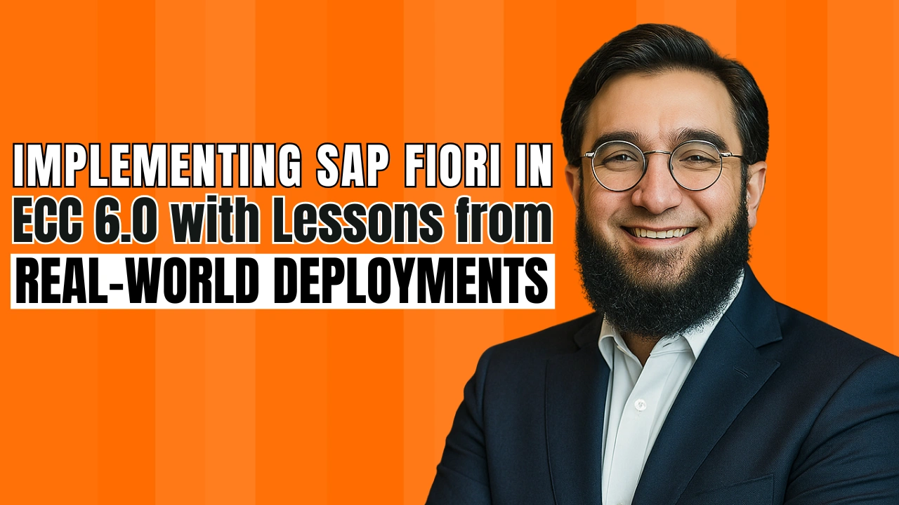 Implementing SAP Fiori in ECC 6.0 with Lessons from Real-World Deployments