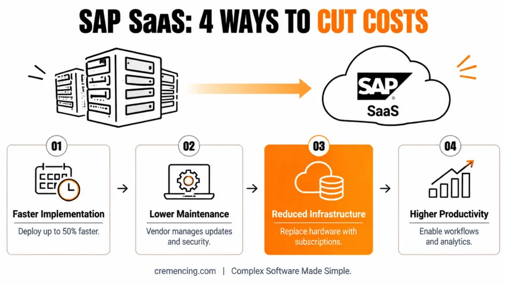 How SAP SaaS Services Can Cut Time and Costs by 50%+ And Supercharge Productivity