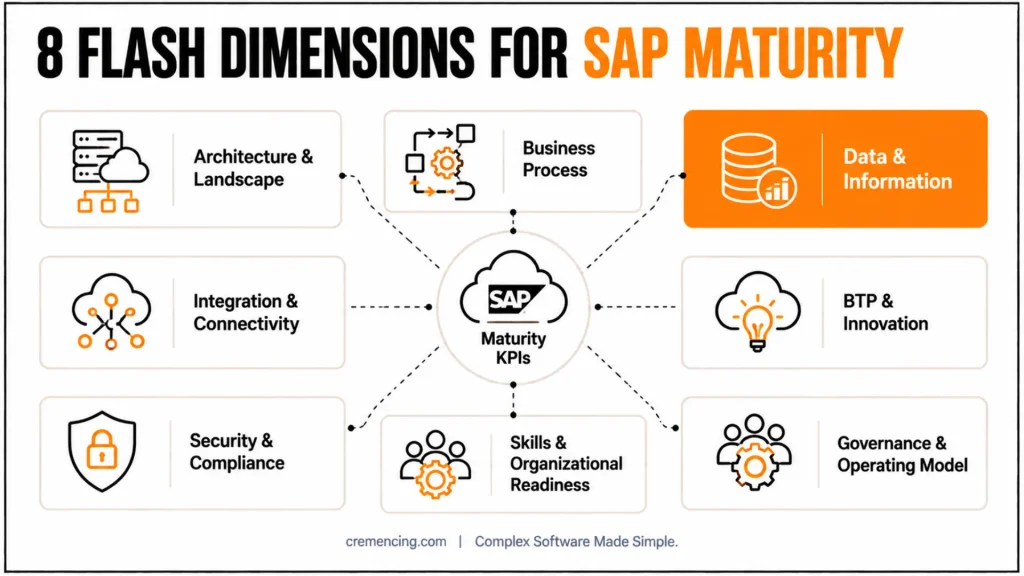 How to Measure SAP Maturity KPIs Across the 8 FLASH Dimensions