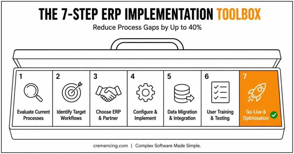 “Pilot checklist for ERP rollout readiness”