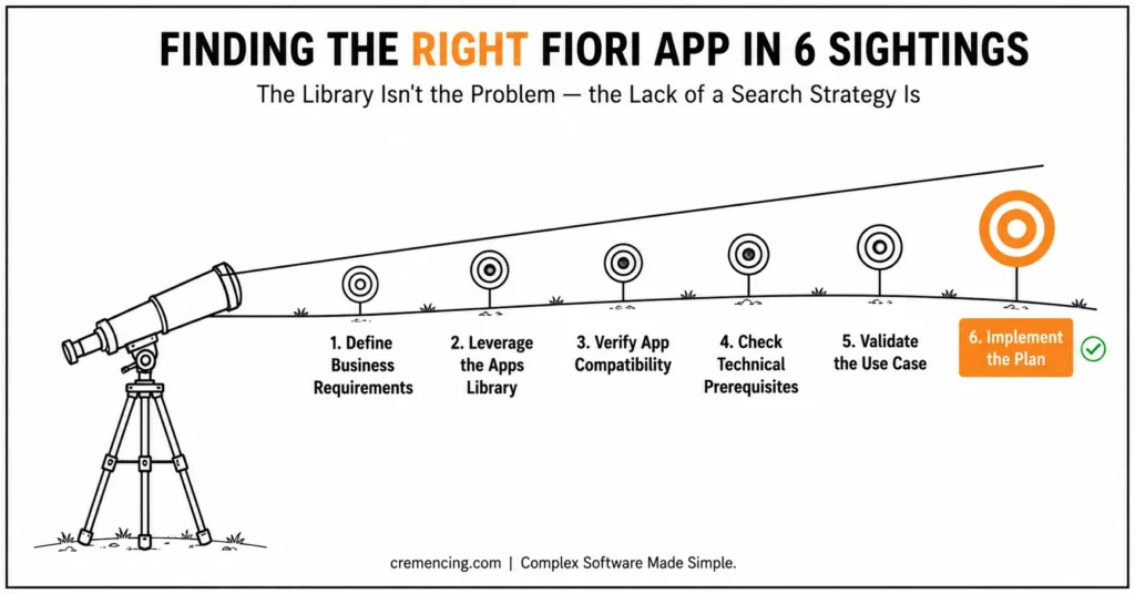 Six targets telescope Fiori search strategy