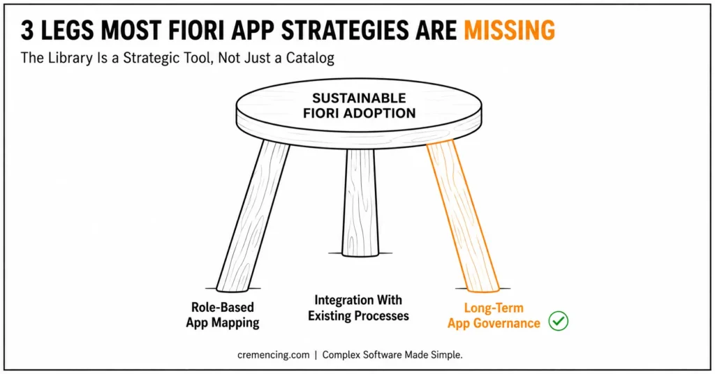 Three legs stool for Fiori adoption