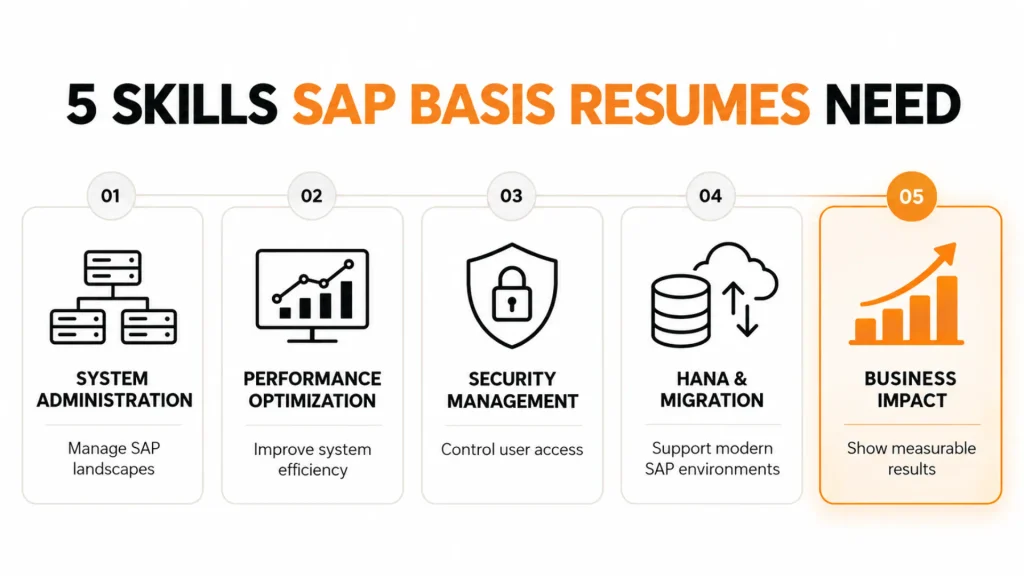 SAP Basis Roles and Responsibilities for Resume With Real Examples That Show Hiring Managers You Know Your Work
