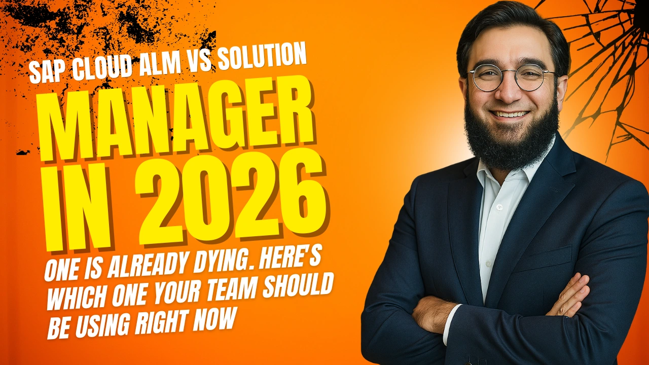 SAP Cloud ALM vs Solution Manager One Is Already Dying. Here's Which One Your Team Should Be Using Right Now