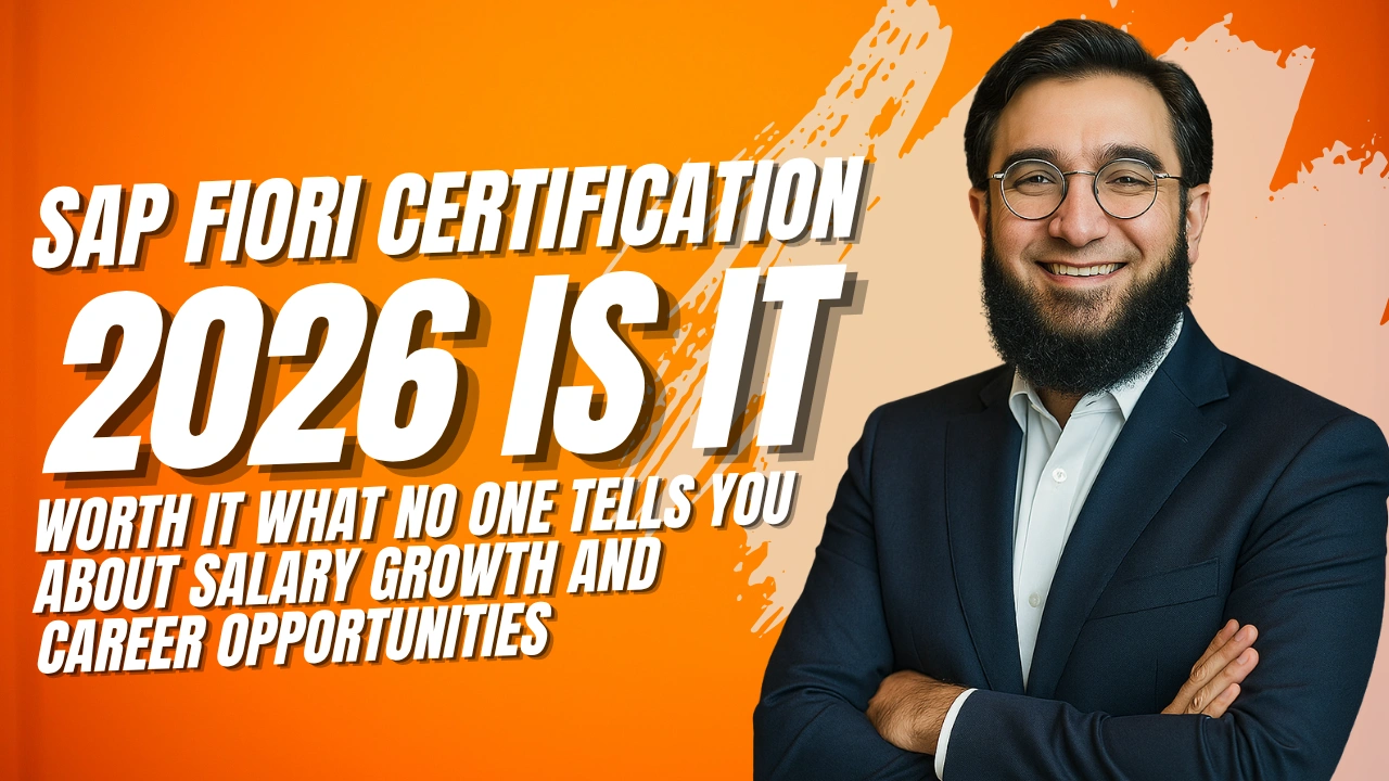 SAP Fiori Certification 2026: Is It Worth It? What No One Tells You About Salary Growth and Career Opportunities