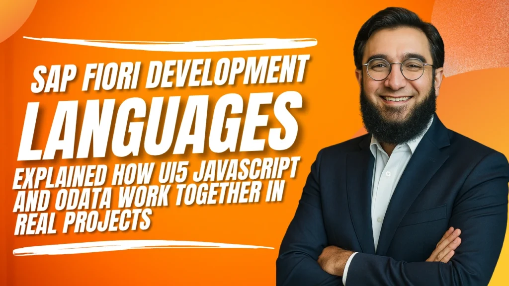 SAP Fiori Development Languages Explained: How UI5 JavaScript and OData Work Together in Real ProjeSAP Fiori Development Languages Explained: How UI5 JavaScript and OData Work Together in Real Projectscts