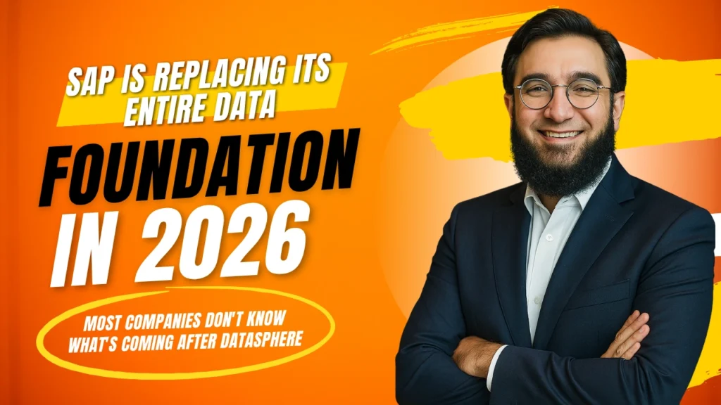 SAP Is Replacing Its Entire Data Foundation in 2026: What Comes After DataSAP Is Replacing Its Entire Data Foundation in 2026: What Comes After Dataspheresphere