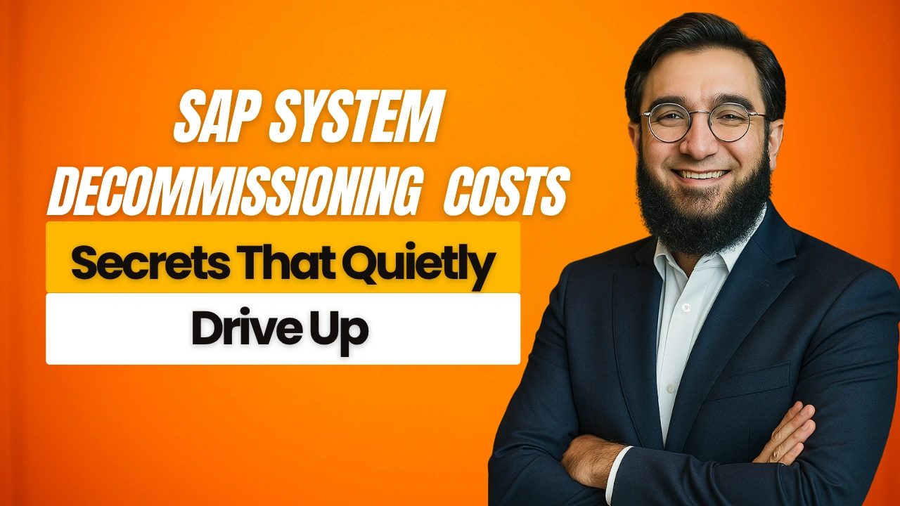 SAP System Decommissioning Secrets That Quietly Drive Up Enterprise Costs