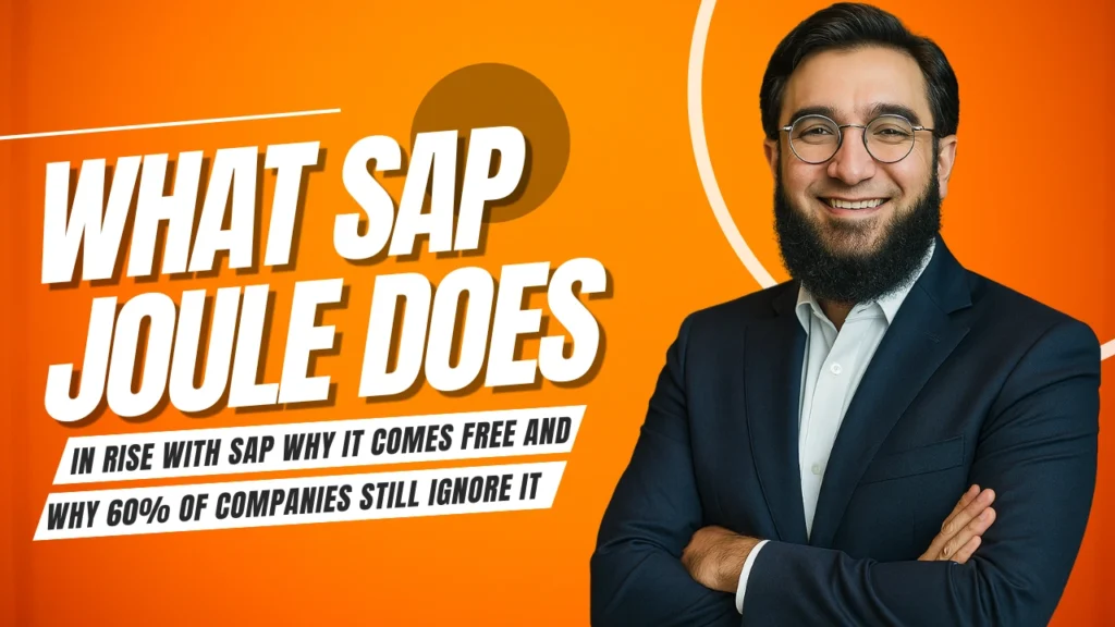 What SAP Joule Does in RISE with SAP, Why It Comes Free, and Why 60% of Companies Still Ignore It