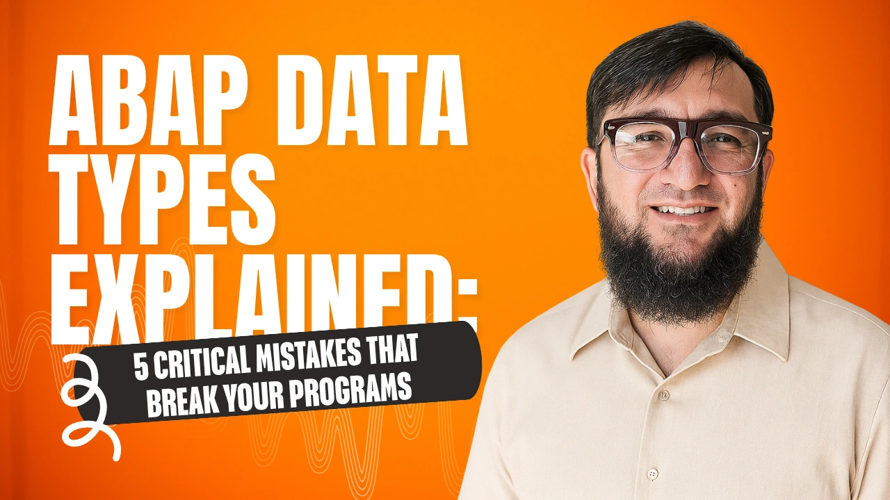 ABAP Data Types Explained: 5 Critical Mistakes That Break Your Programs