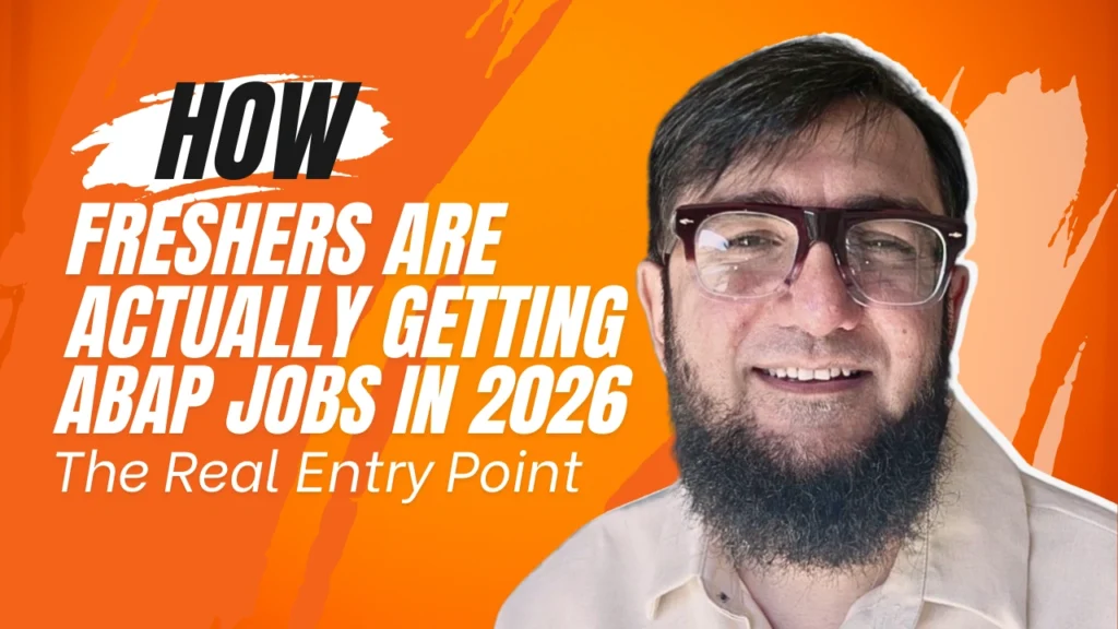 How Freshers Are Actually Getting ABAP Jobs in 2026 The Real Entry Point
