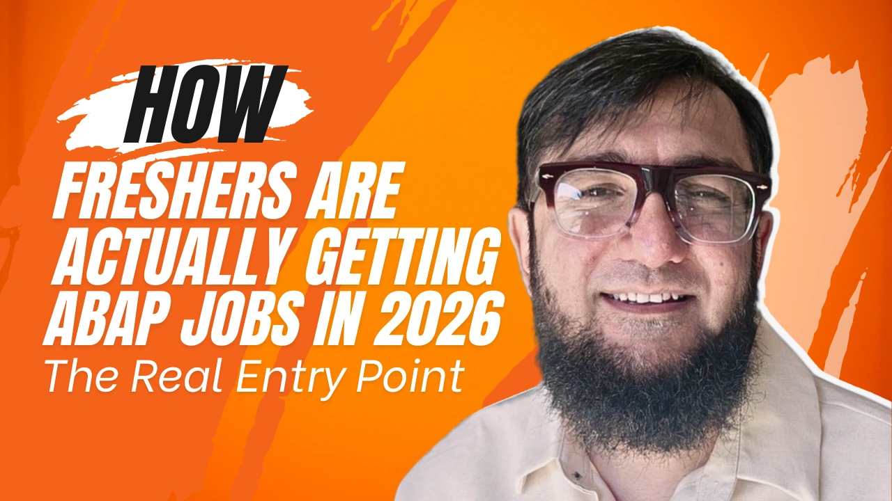 How Freshers Are Actually Getting ABAP Jobs in 2026 The Real Entry Point