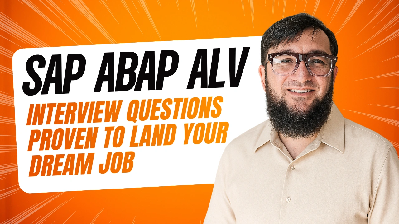 SAP ABAP ALV Reports Interview Questions Proven to Land Your Dream Job