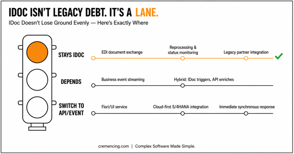 IDoc integration paths and migration options
