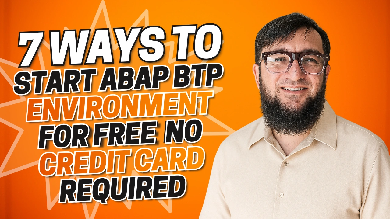 7 Ways to Start ABAP Development on SAP BTP for Free: No Credit Card Required