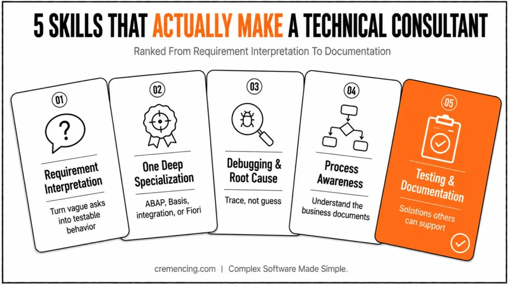 Five key technical consultant skills