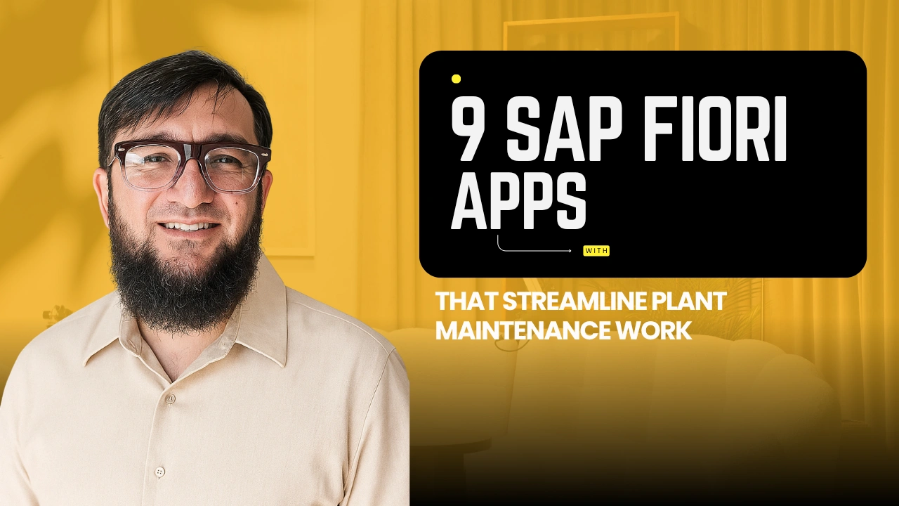 9 SAP Fiori Apps That Streamline Plant Maintenance Work