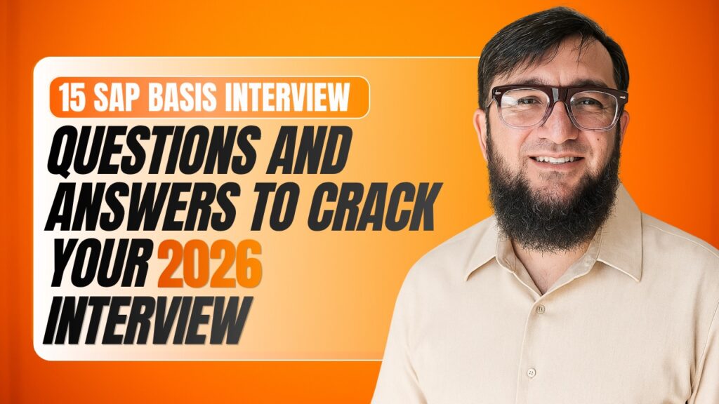 15 SAP Basis Interview Questions and Answers to Crack Your 2026 Interview