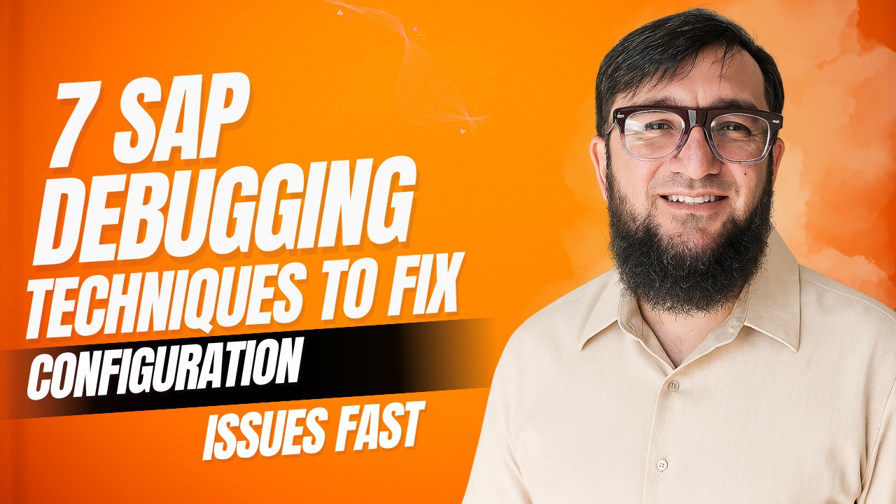 7 SAP Debugging Techniques to Fix Configuration Issues Fast