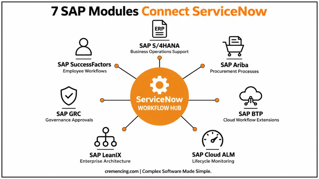 7 SAP Modules You Should Connect With ServiceNow to Eliminate Workflow Silos