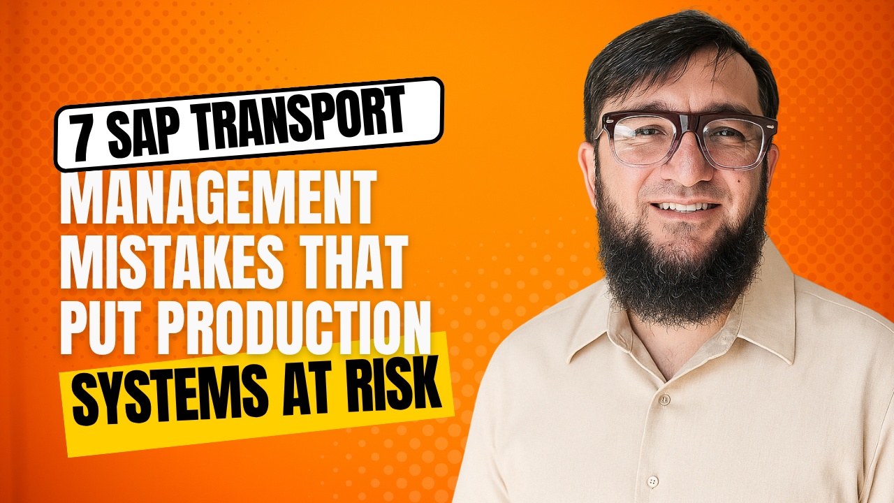 7 SAP Transport Management Mistakes That Put Production Systems at Risk